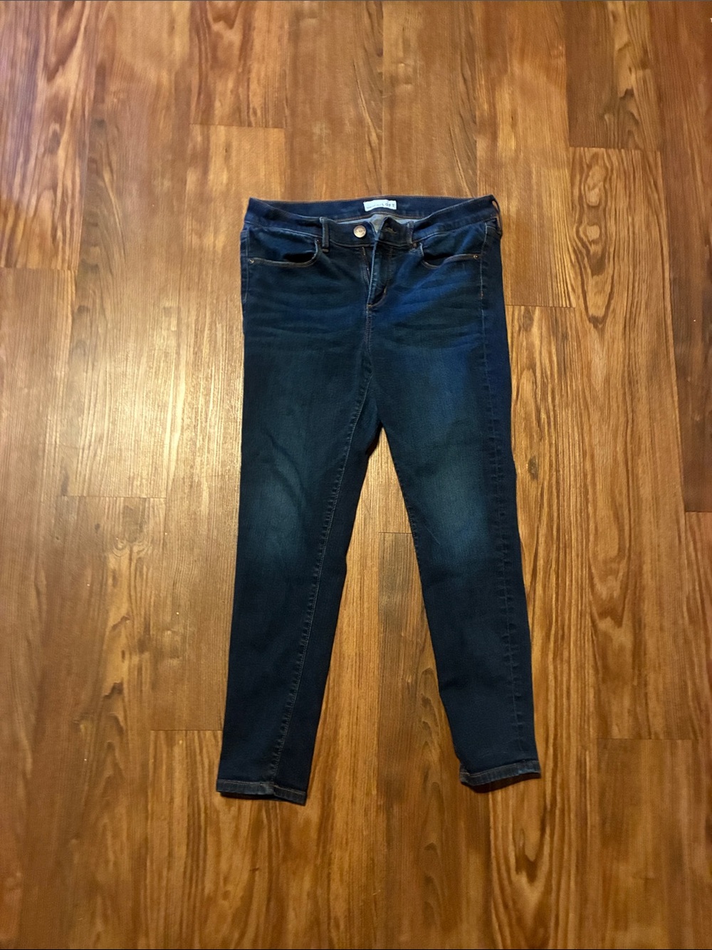 LOFT Women's Dark Indigo Stretch Skinny Jeans